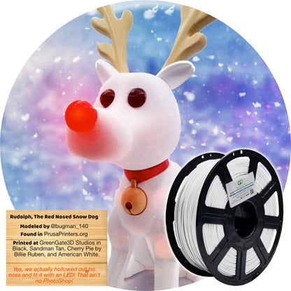 American White: Recycled PET-G <mark>Now with 20% more, FREE!</mark>