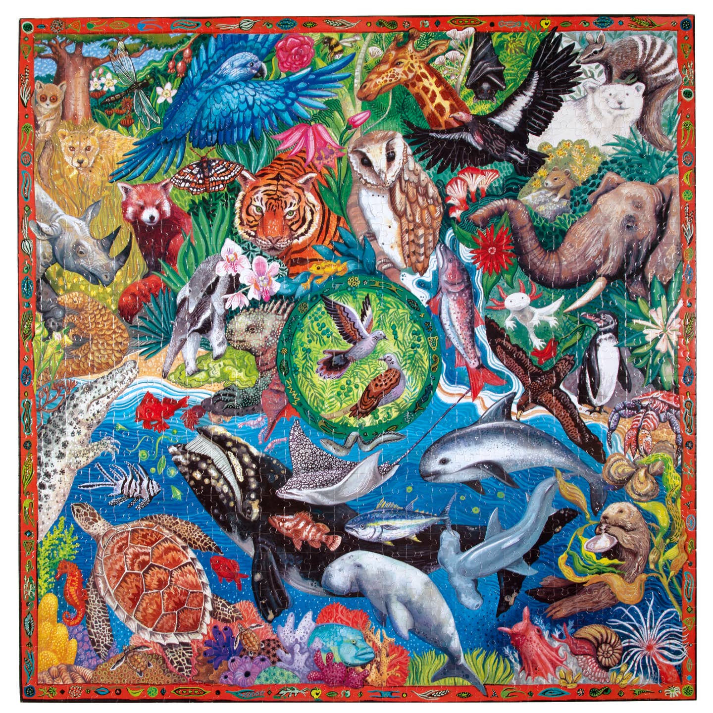 Wild World 1000 Piece Jigsaw Puzzle eeBoo