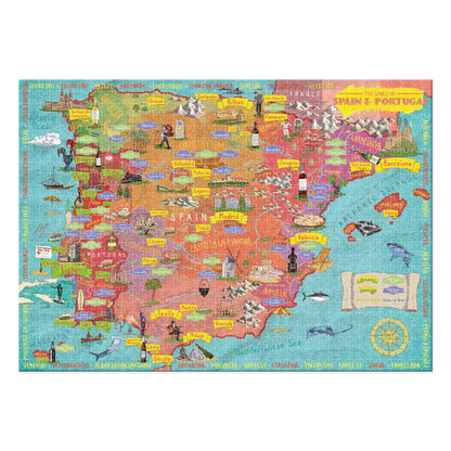 Wines Of Spain & Portugal 1000 Piece Jigsaw Puzzle Ginger Fox