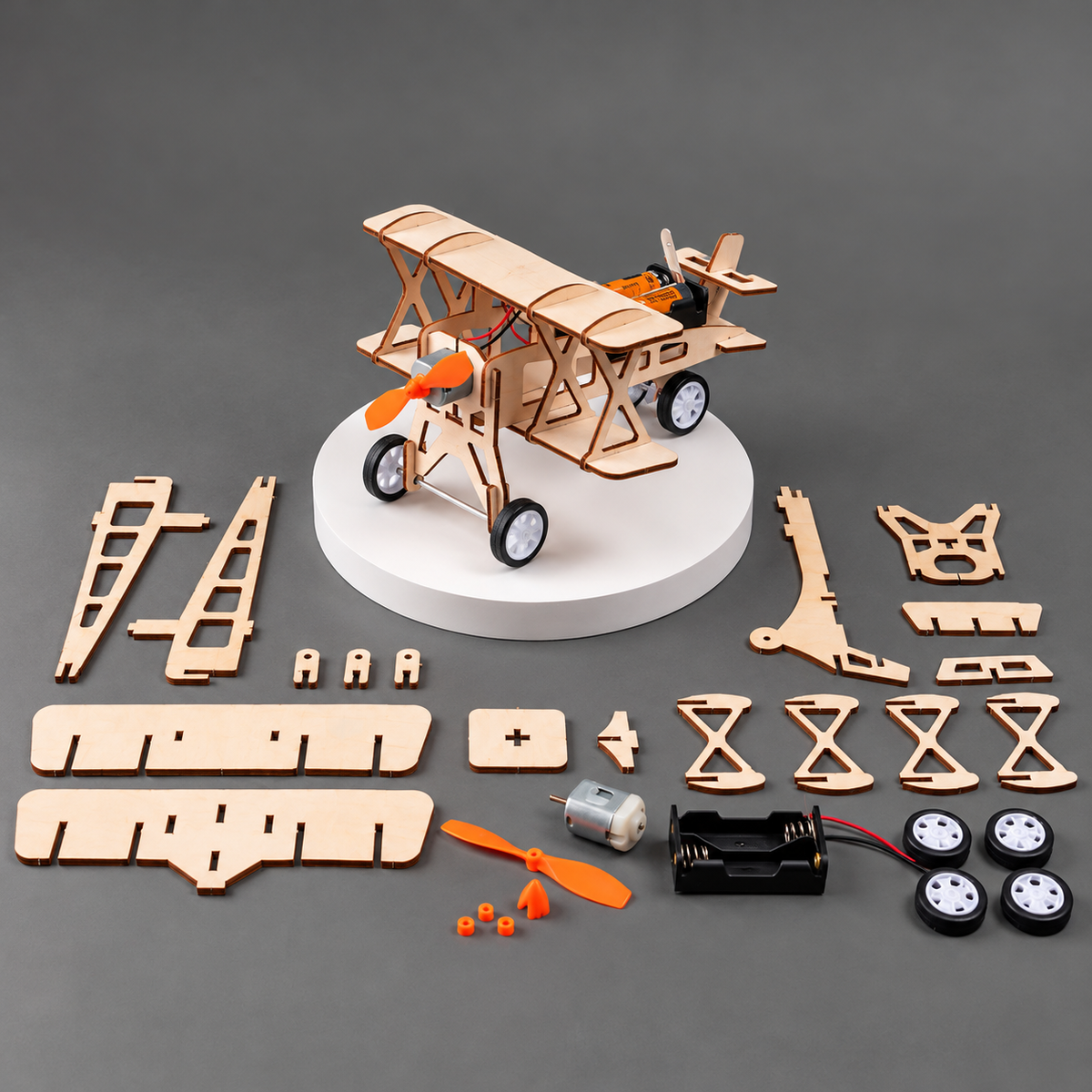 Biplane Kit – Build Your Own Motorized Airplane