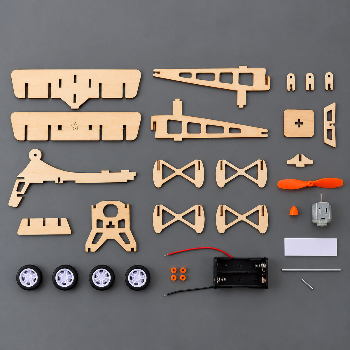 Biplane Kit – Build Your Own Motorized Airplane