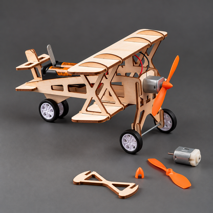Biplane Kit – Build Your Own Motorized Airplane