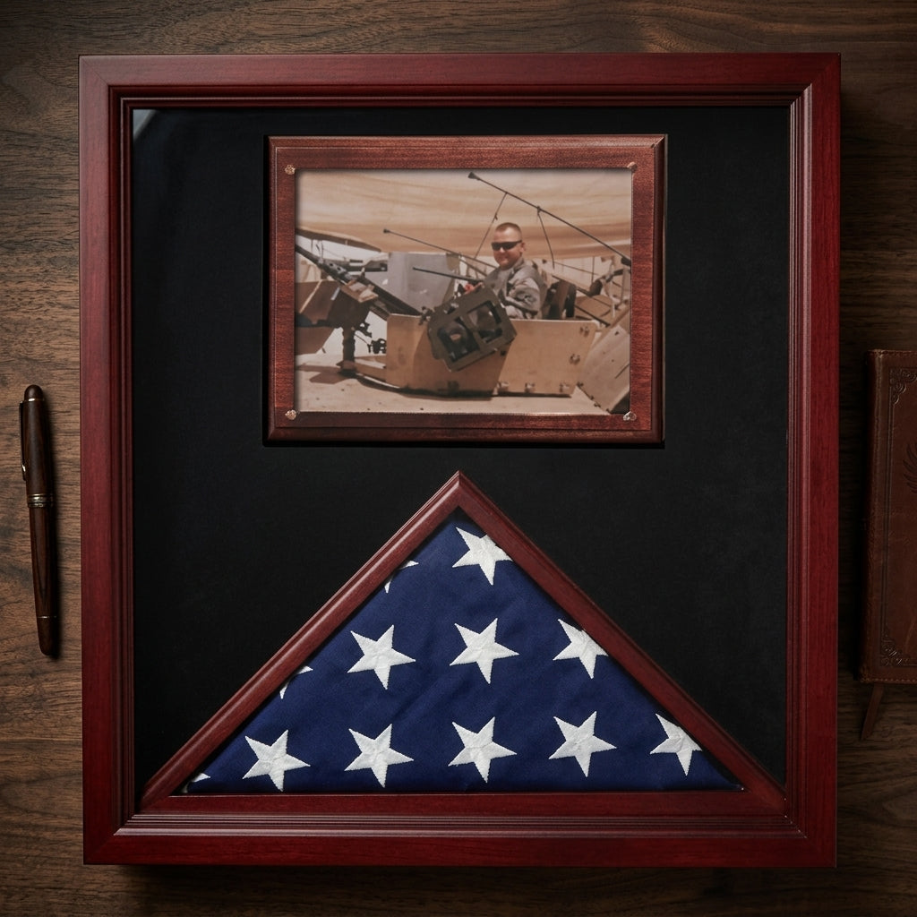 5x8 Flag shadow case, Flag & Photo Display Cases