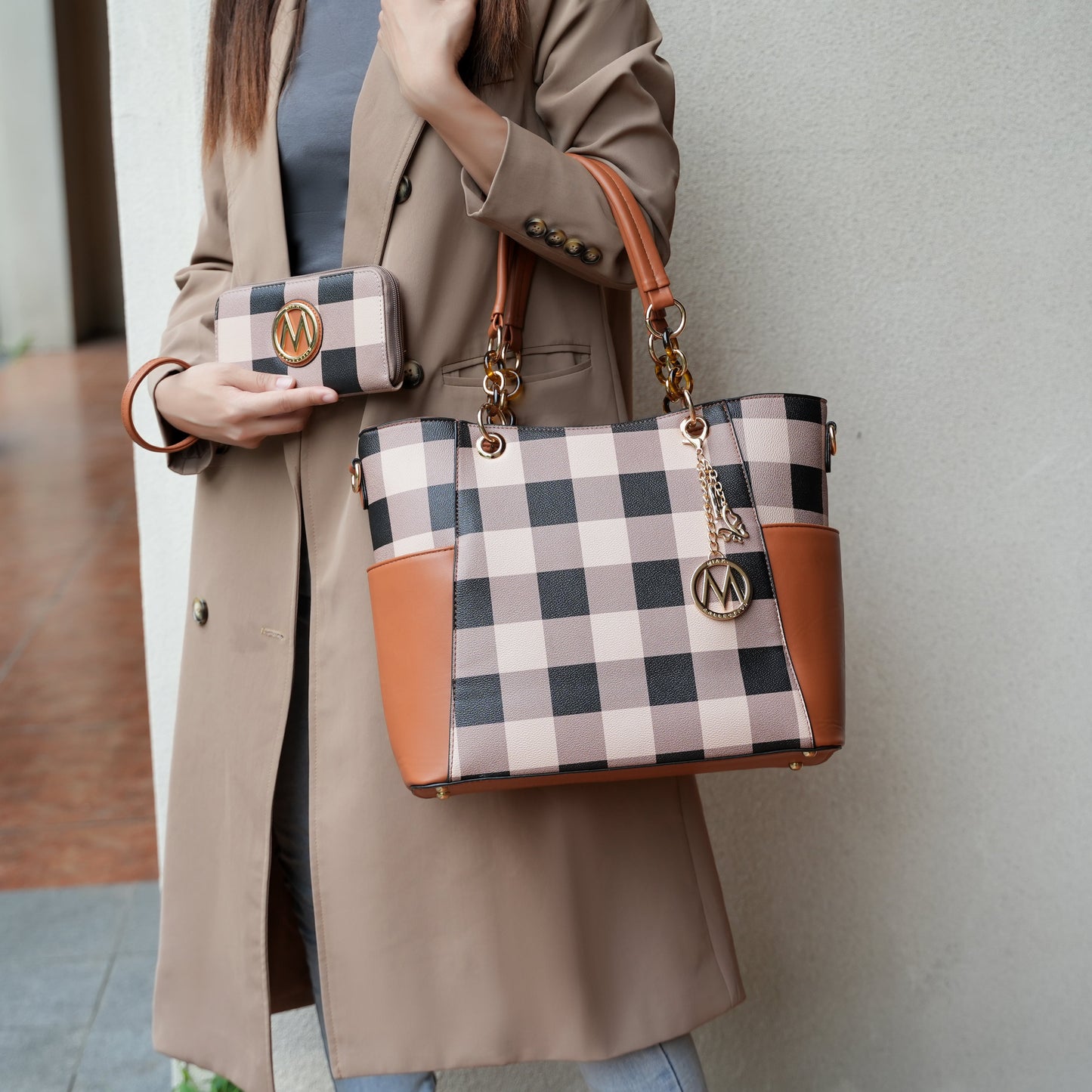 Bonita Tote Bag and Wallet Set by MKF Collection by Mia K.