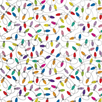 Holographic Lights Christmas Gift Wrap by Present Paper