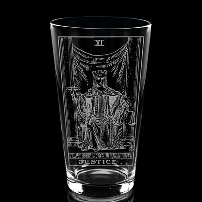 RIDER-WAITE TAROT CARD Pint Glasses by LumEngrave
