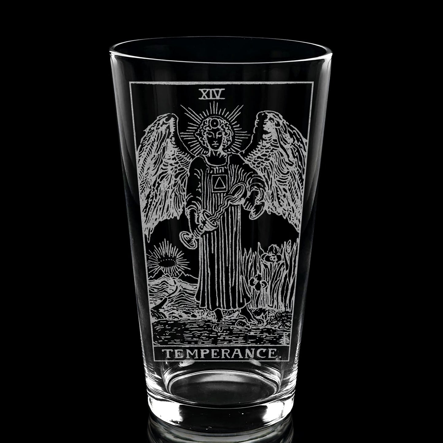 RIDER-WAITE TAROT CARD Pint Glasses by LumEngrave