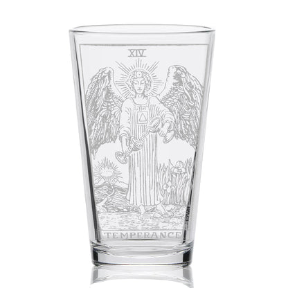 RIDER-WAITE TAROT CARD Pint Glasses by LumEngrave