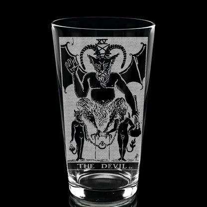 RIDER-WAITE TAROT CARD Pint Glasses by LumEngrave