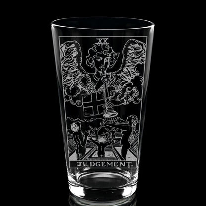 RIDER-WAITE TAROT CARD Pint Glasses by LumEngrave