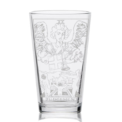 RIDER-WAITE TAROT CARD Pint Glasses by LumEngrave