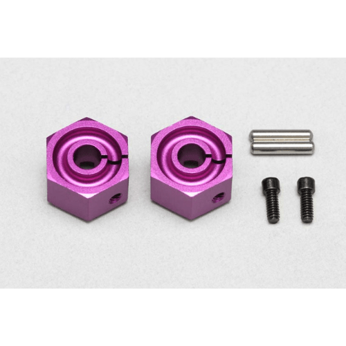 Y2-011CP8A Yokomo Clamping Wheel Hub (Purple) (8.0mm)