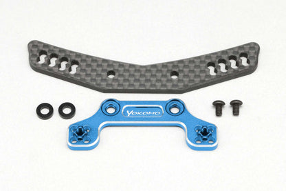 Y2-017AGBL Yokomo Graphite/Aluminum Hybrid Front Shock Tower (Blue)