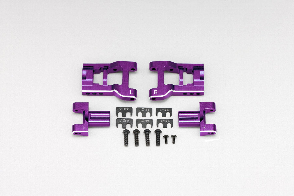 Y2-P08RASA Yokomo Adjustable Rear Short "H" Arm Kit (Purple)