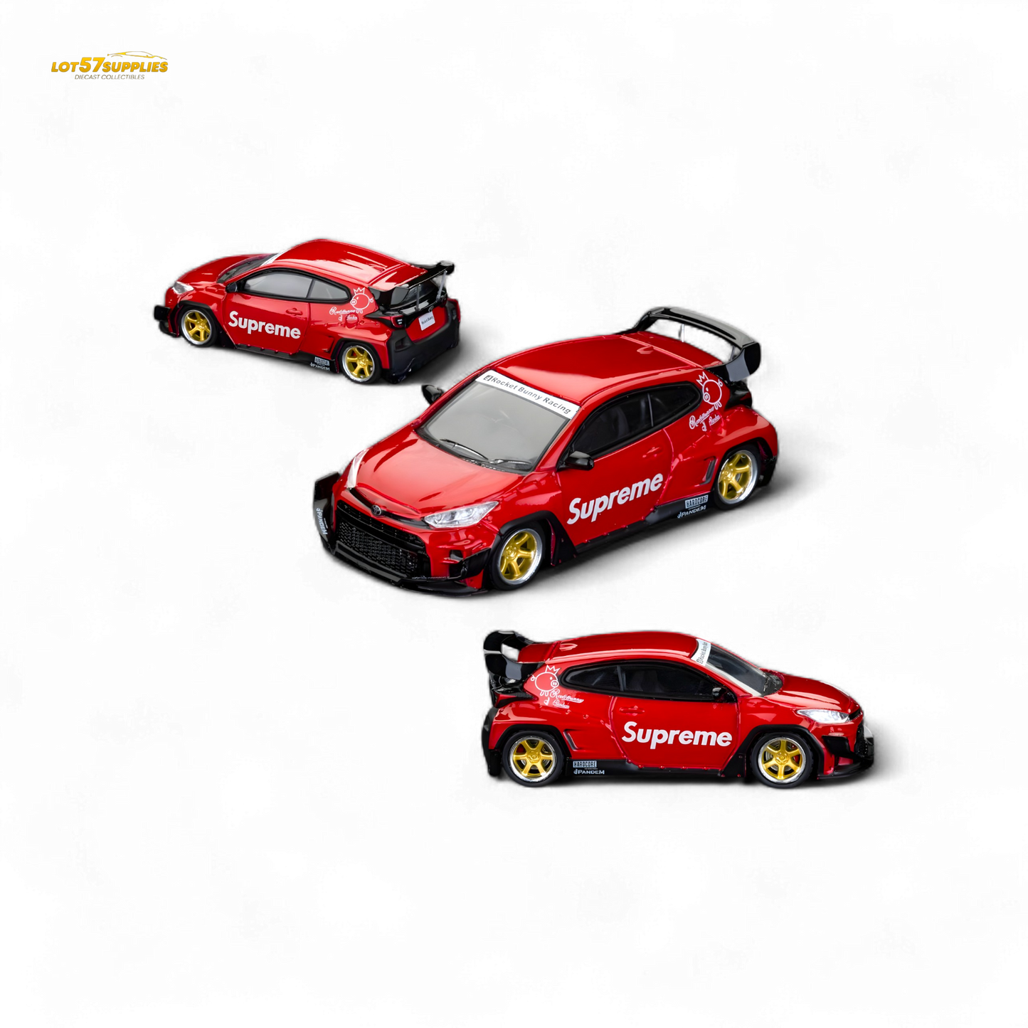 ET Model x Fuji Toyota Yaris GR Pandem S u p r e m e  Livery 1:64