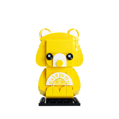 Yellow Friendship Bear Brick Building Set - Custom Building Set - Made Using LEGO® Parts