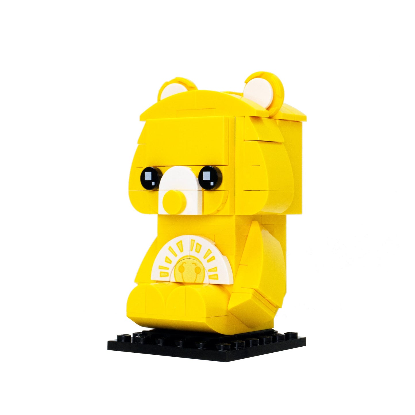 Yellow Friendship Bear Brick Building Set - Custom Building Set - Made Using LEGO® Parts