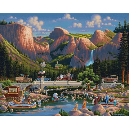Yosemite National Park 210 Piece Jigsaw Puzzle Dowdle