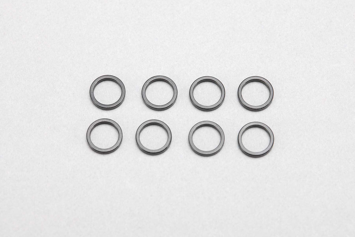ZC-A5710BA Yokomo 5x7x1.0mm Aluminum Shims (Black) (8)