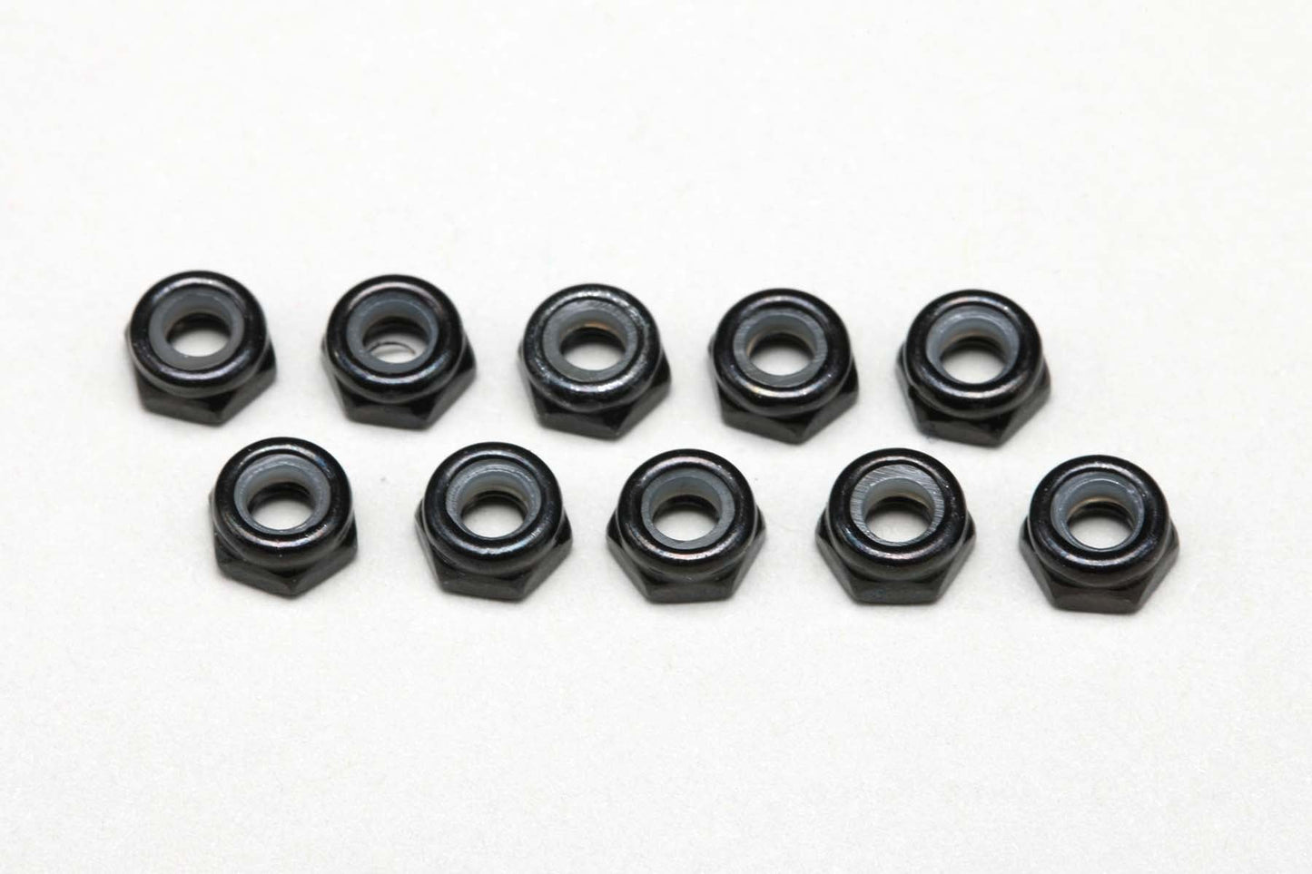 ZC-N3LA Yokomo M3 x 4mm Nylon Locknut (10)