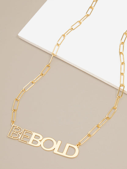 Be Bold Necklace by ZENZII