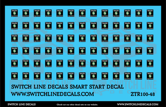 O Scale ZTR Smart Start Locomotive Decal Set