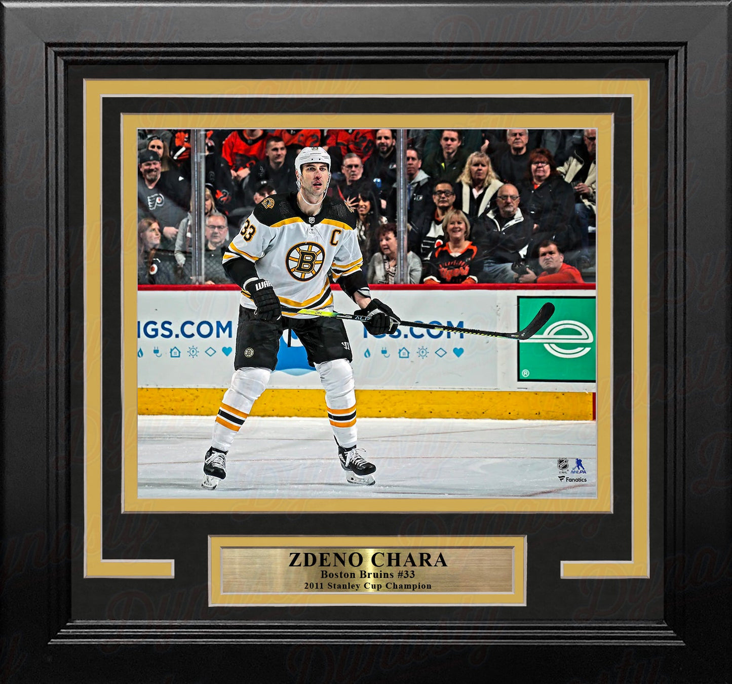 Zdeno Chara in Action Boston Bruins 8" x 10" Framed Hockey Photo