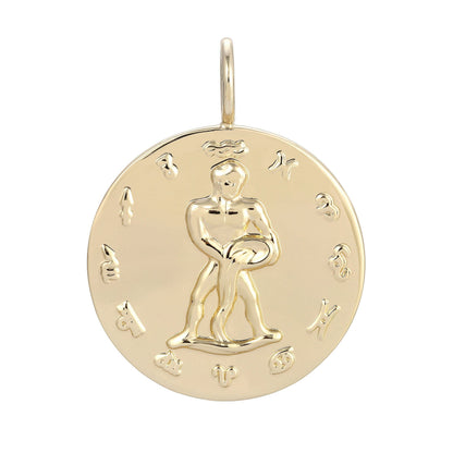 Zodiac Pendant Aquarius by eklexic jewelry