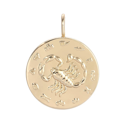 Zodiac Pendant Scorpio by eklexic jewelry