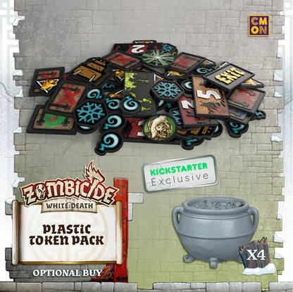 Zombicide: White Death Plastic Token Pack - Kickstarter Exclusive