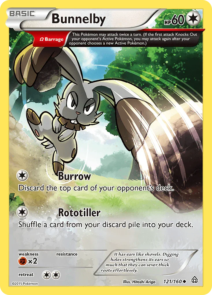 Bunnelby (121/160) [XY: Primal Clash]