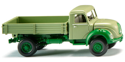 Wiking 042496 1/87 Scale Magirus Flatbed Dump Truck
