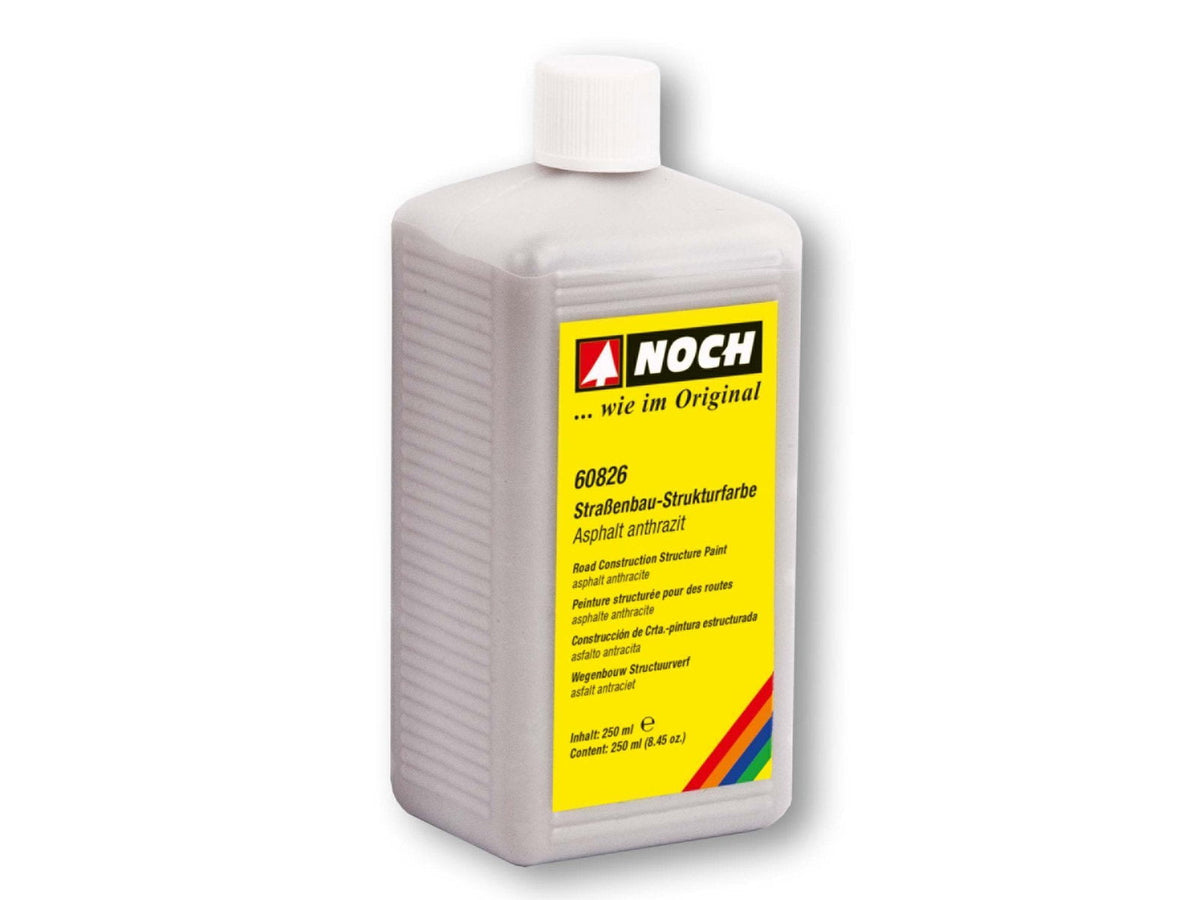 Noch 60826 All Scale Structured Road Paint, Asphalt Anthracite, 250 ml