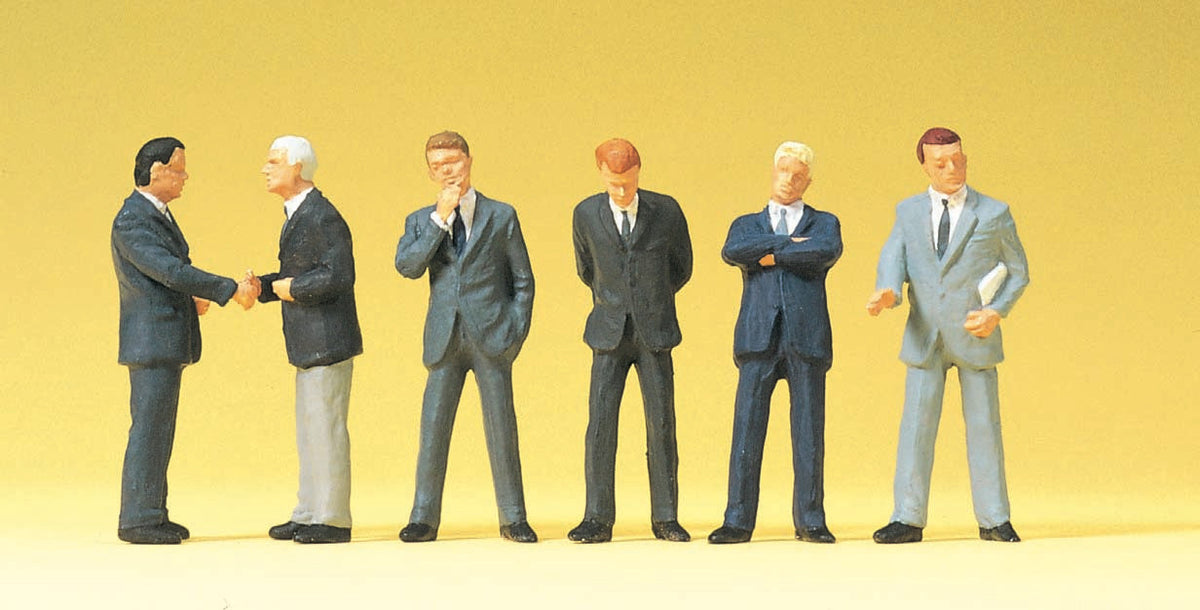 Preiser 68213 1/50 Scale Standing Businessmen Figure Set