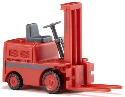 Wiking 117102 1/87 Clark Forklift Truck, Red