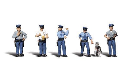 Woodland Scenics A1822 HO Train Figures Policemen