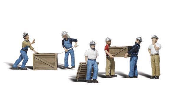 Woodland Scenics A1823 HO Train Figures Dock Workers