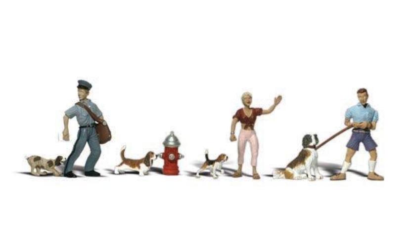 Woodland Scenics A1827 HO Train Figures People & Pets
