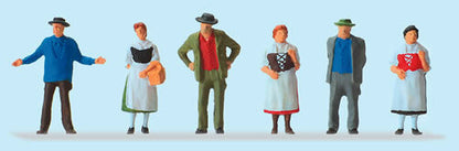 Preiser 14048 HO Scale Pedestrians At The Village Market