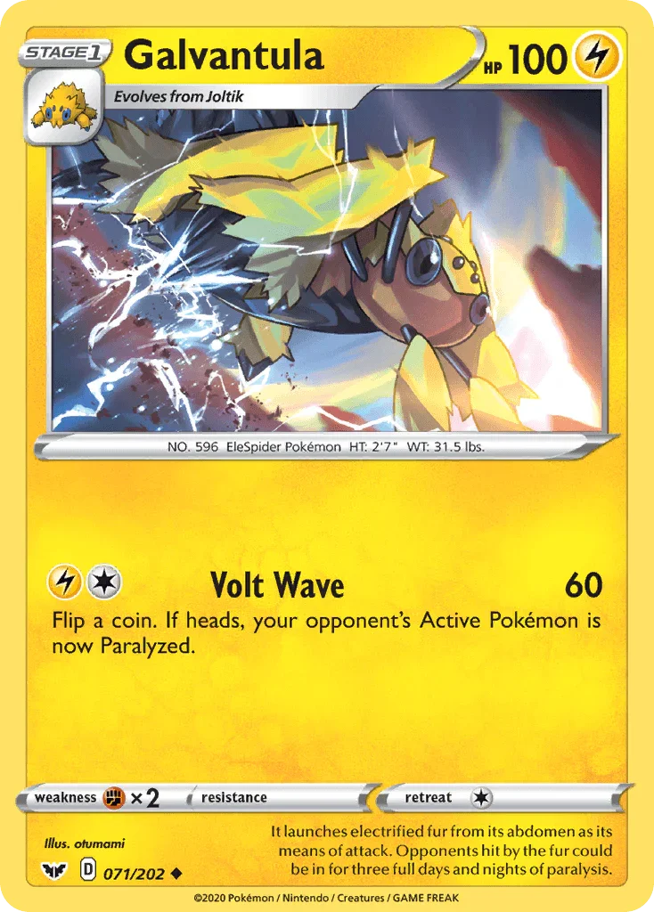 Galvantula (071/202) [Sword & Shield: Base Set]