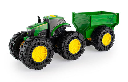 Ertl 47353 Scale John Deere Monster Treads Tractor And Wagon