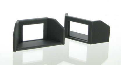 3D To Scale 87-121-GY 1/87 Box Culvert Headwalls, Grey 2-Pack
