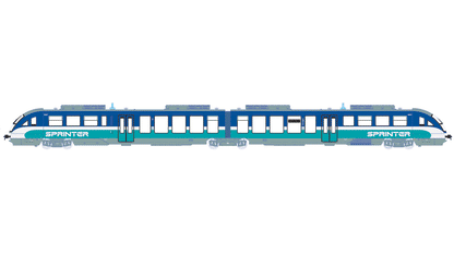 Piko 52096 HO Scale NCTD Sprinter 4007 Diesel, Non-Sound