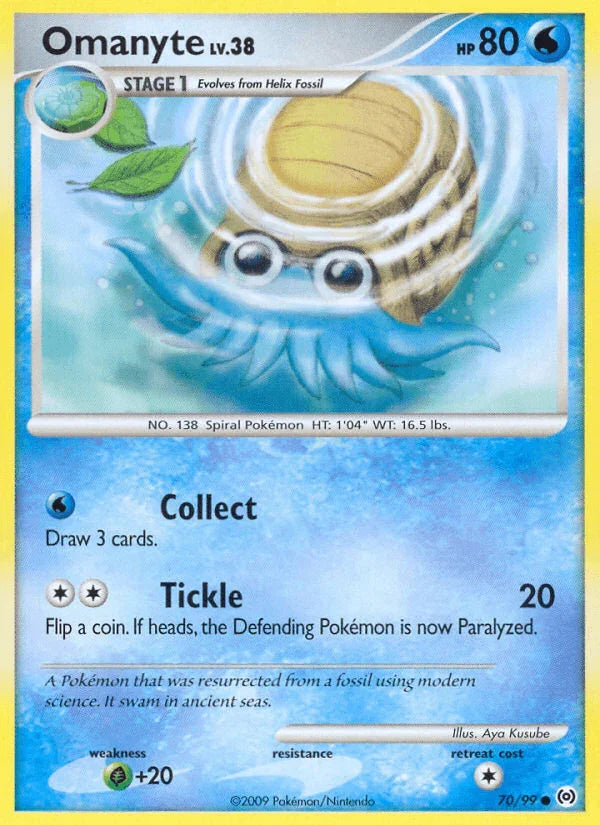 Omanyte (70/99) [Platinum: Arceus]