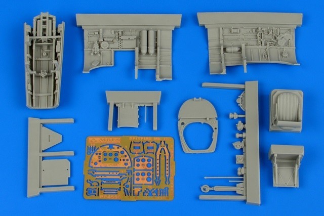 Aires 4596 1/48 Spitfire Mk IXc Cockpit Set For EDU