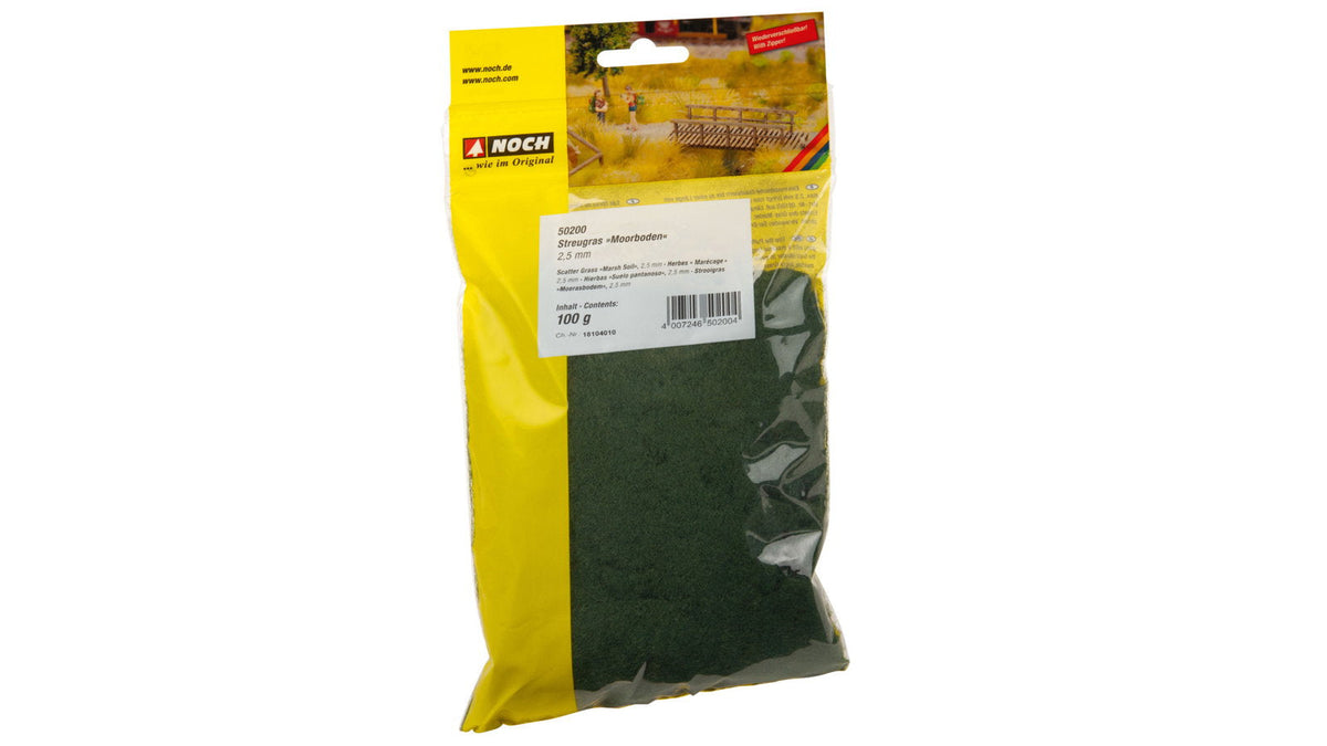 Noch 50200 All Scale Static Grass, Dark Green, 100 g