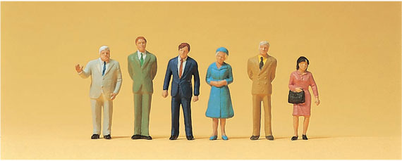 Preiser 14125 HO Scale Passers-By Figure Set