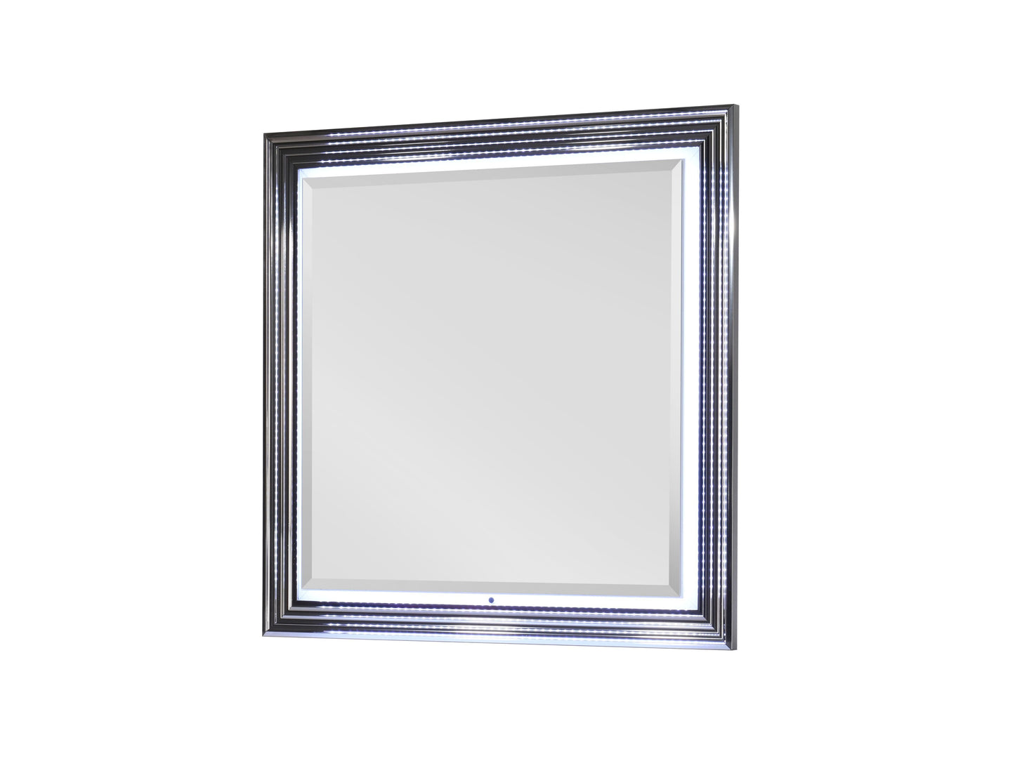 Moon - Smooth Mirror With LED - White by Couch.com