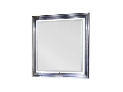 Moon - Smooth Mirror With LED - White by Couch.com