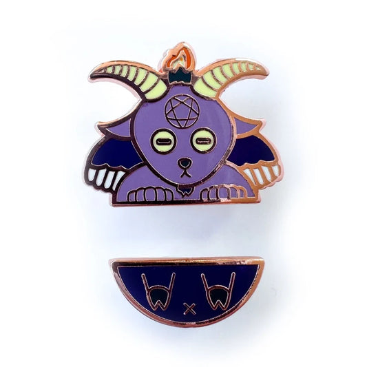 Pride Pals Enamel Pin Set - Baphomet